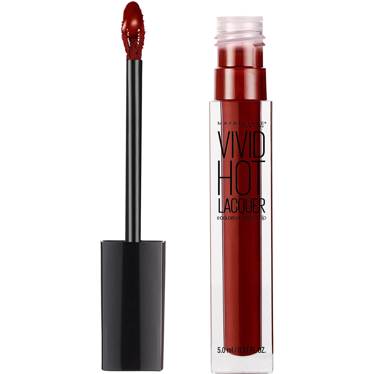 Maybelline New York Color Sensational Vivid Hot Lacquer Lip Gloss, Classic, 0.17 Fluid Ounce - Charming Charlie