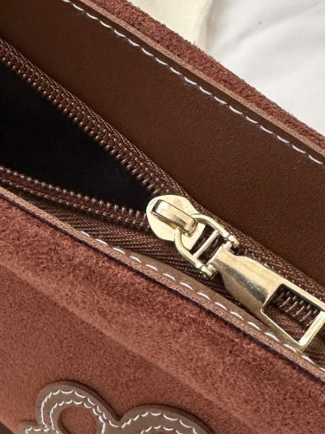 Suede Patch Adjustable Strap Tote Bag - Charming Charlie