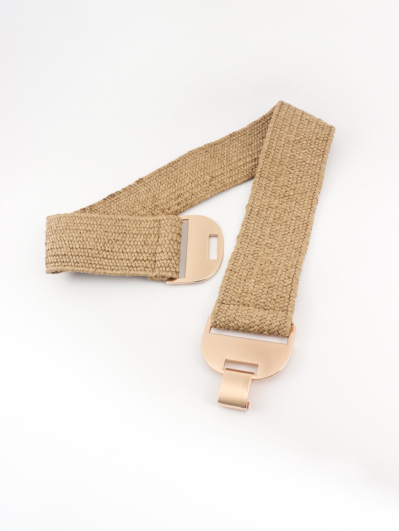 Alloy Buckle Elastic Belt - Charming Charlie