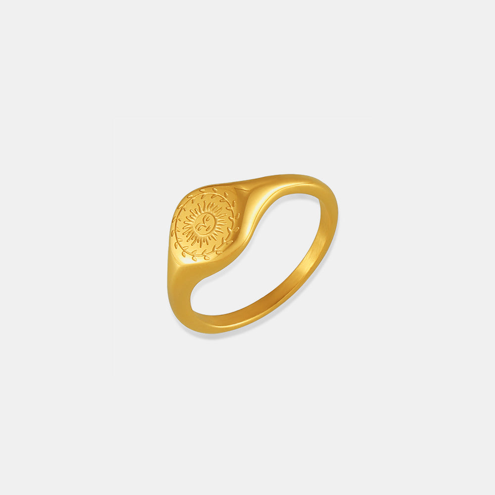 18K Gold-Plated Sun Ring - Charming Charlie