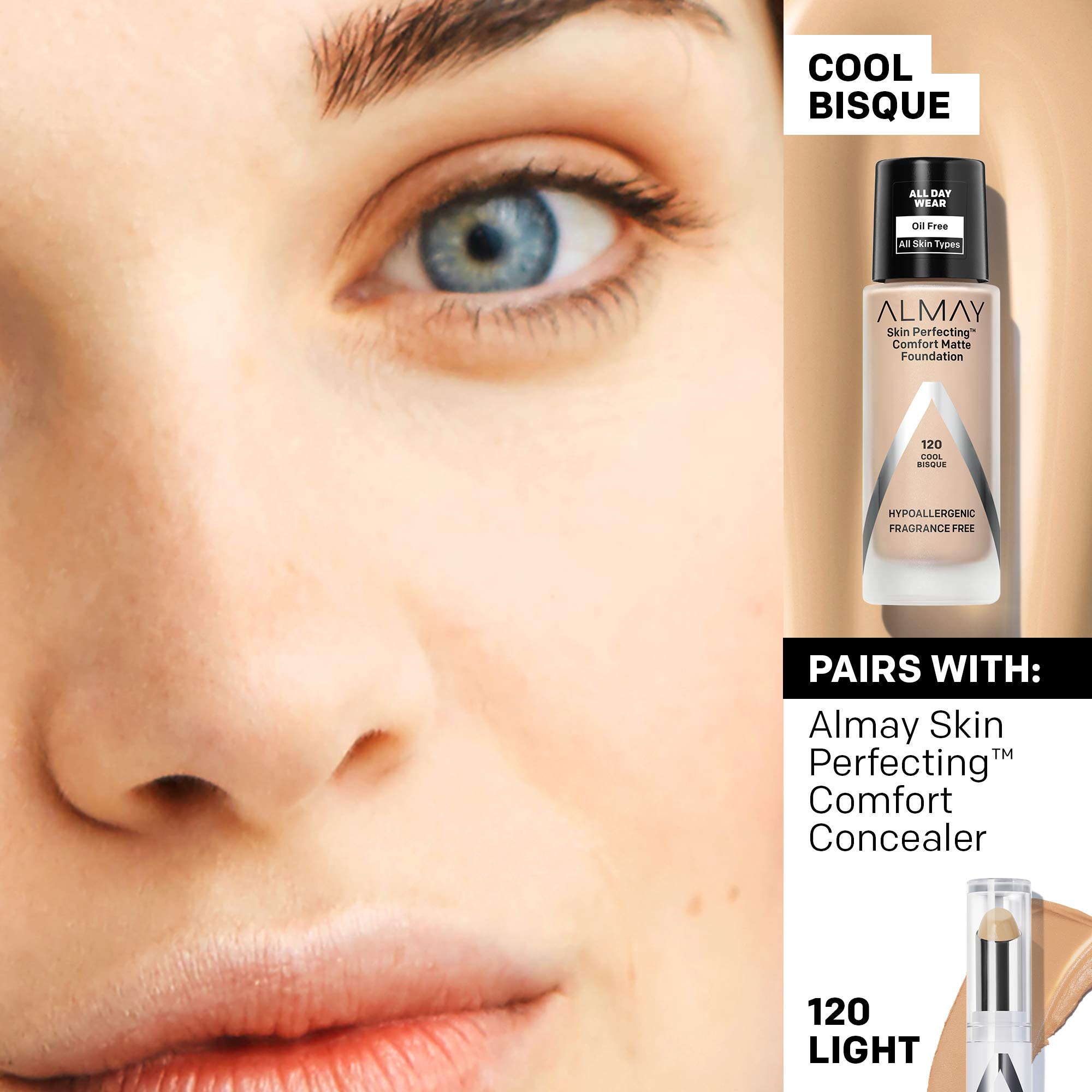 ALMAY Almay skin perfecting comfort matte foundation 1 Fluid Ounce - Charming Charlie