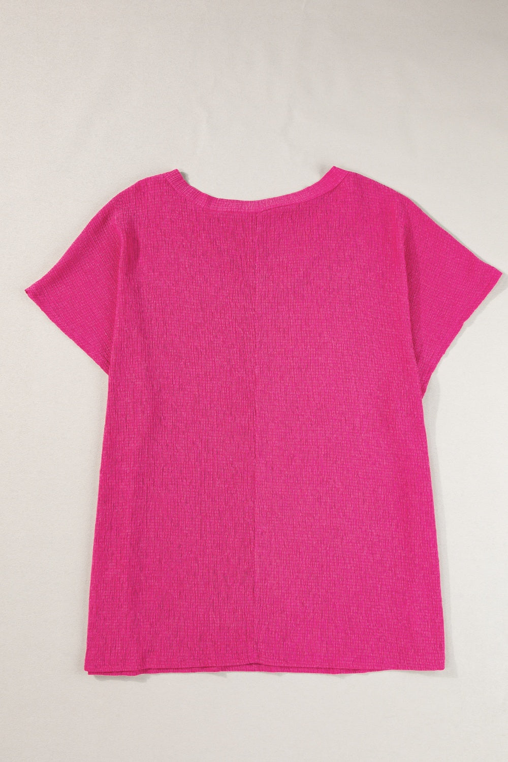 Plus Size V-Neck Short Sleeve Top - Charming Charlie