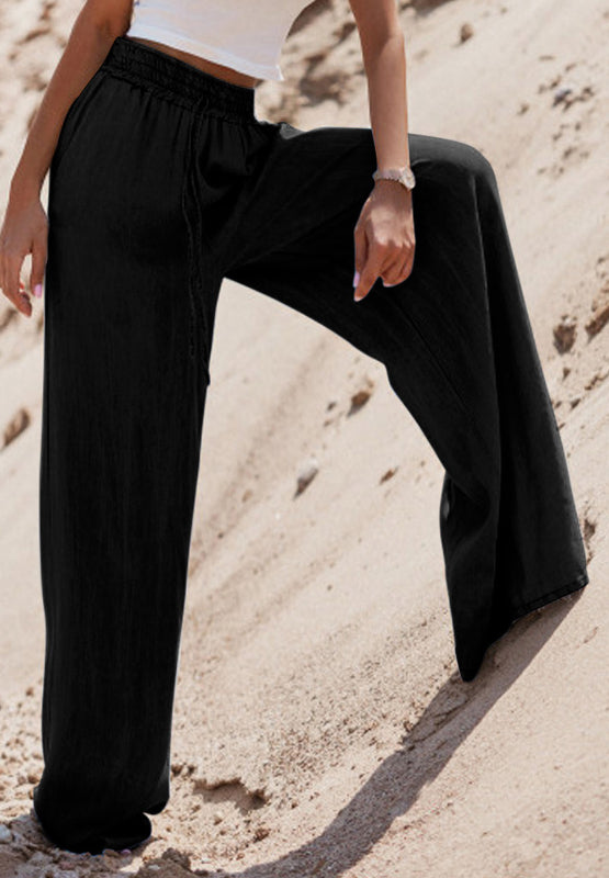 Drawstring Wide Leg Jeans - Charming Charlie