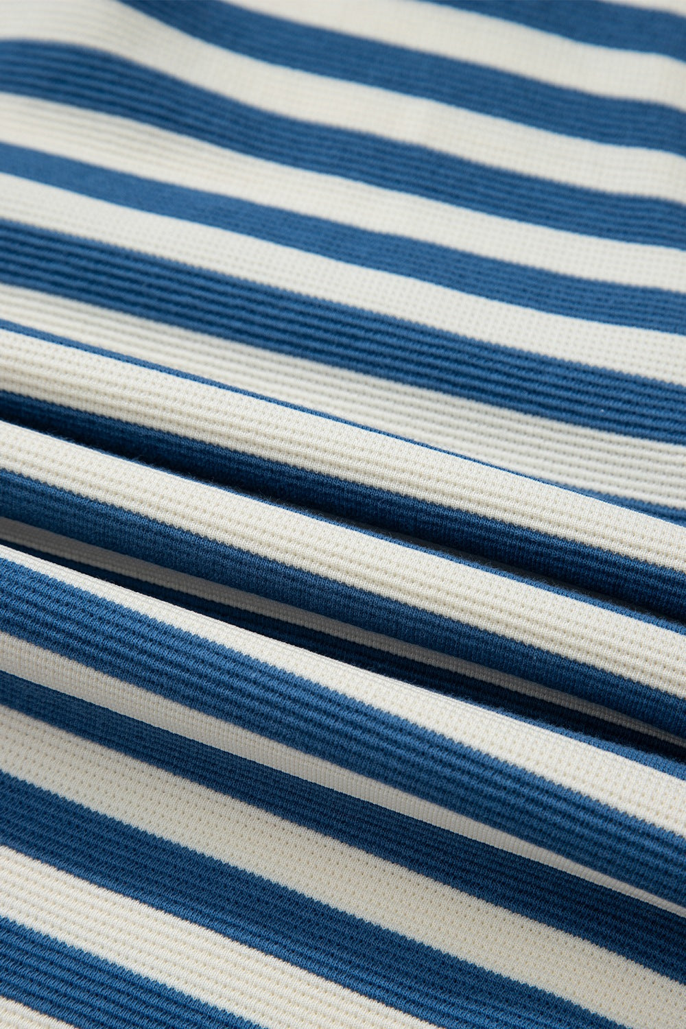Stripe Chest Pocket Notched Top - Charming Charlie