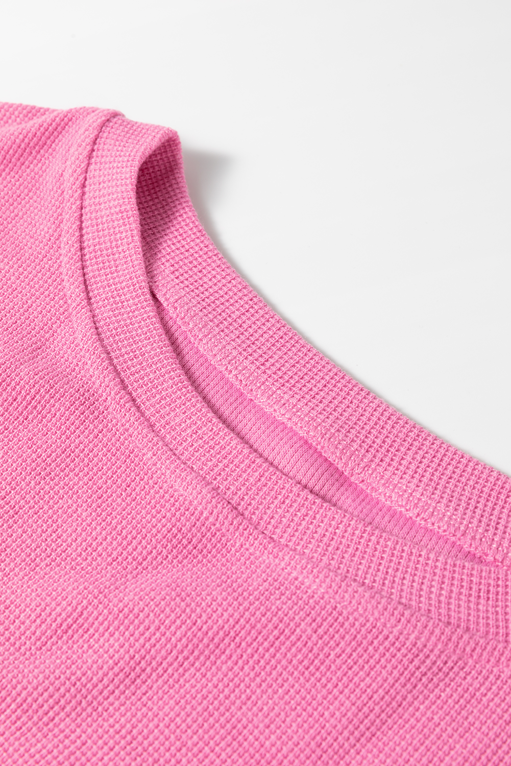 Exposed Seam Contrast Long Sleeve Sweatshirt - Charming Charlie