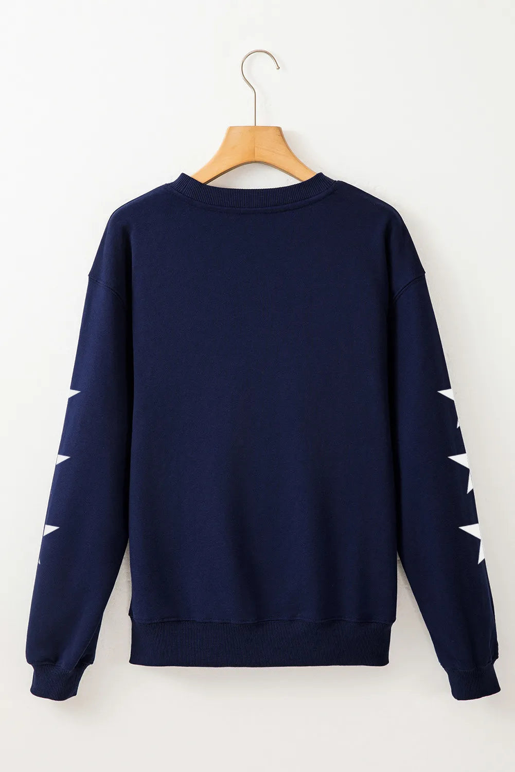 GAME DAY Star Round Neck Long Sleeve Sweatshirt - Charming Charlie