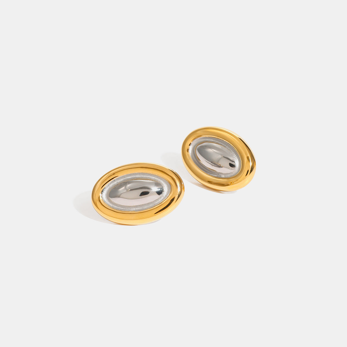 18K Gold-Plated Stainless Steel Stud Earring - Charming Charlie