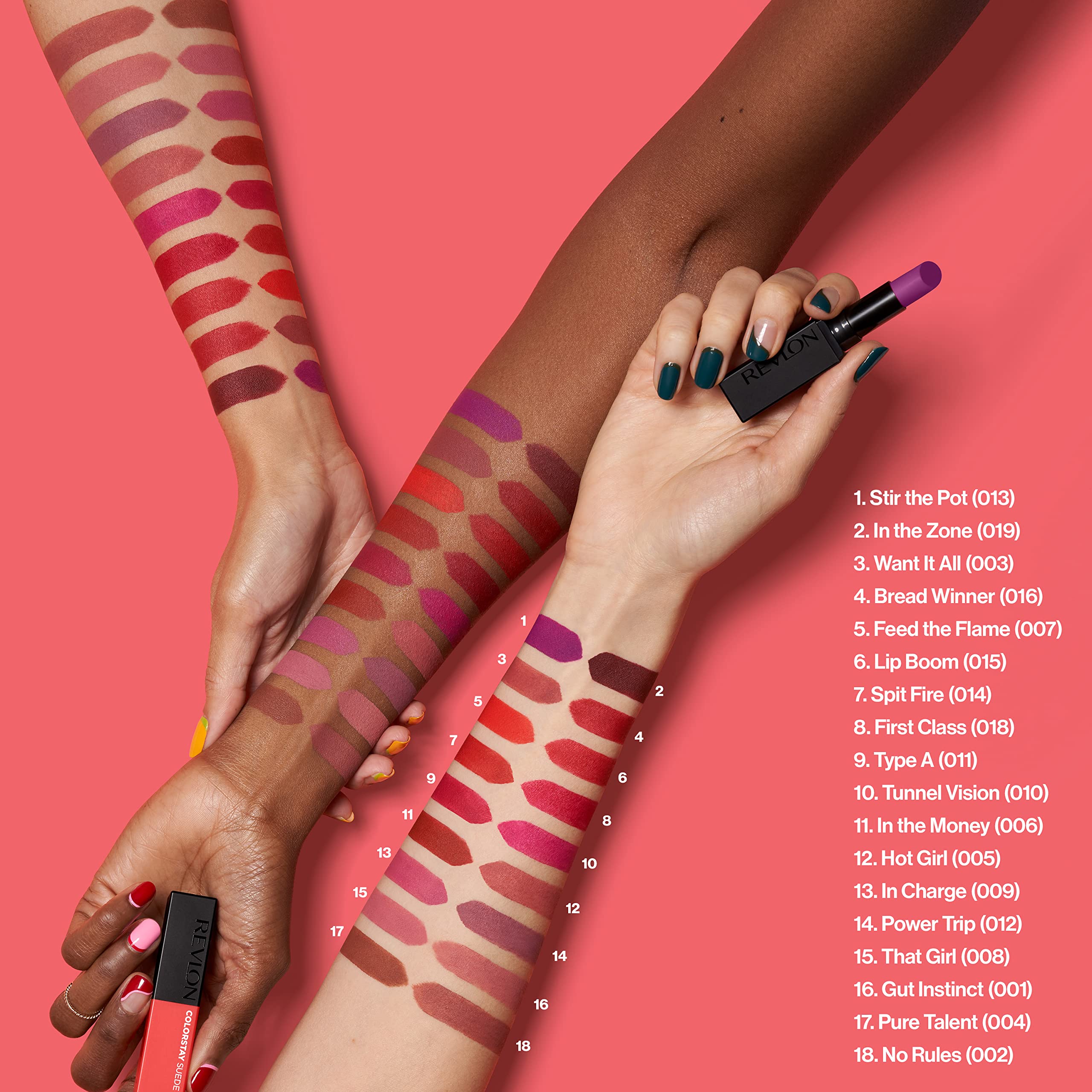 REVLON Lipstick, ColorStay Suede Ink, Built-in Primer - Charming Charlie