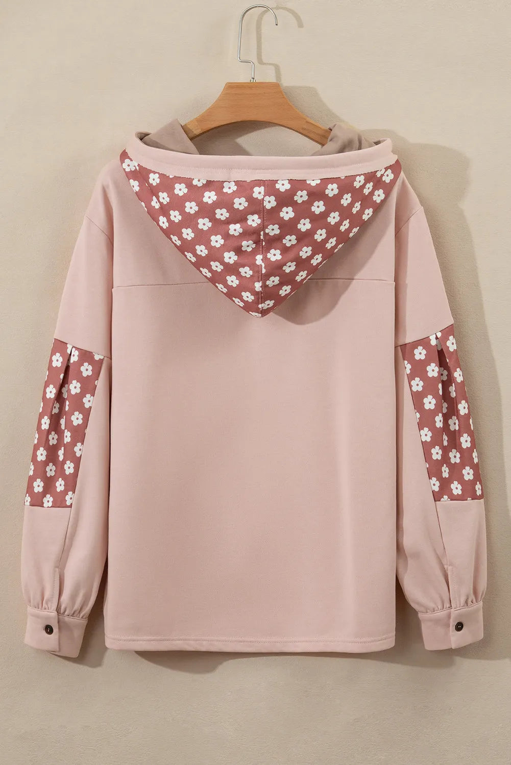 Drawstring Star Long Sleeve Hoodie - Charming Charlie