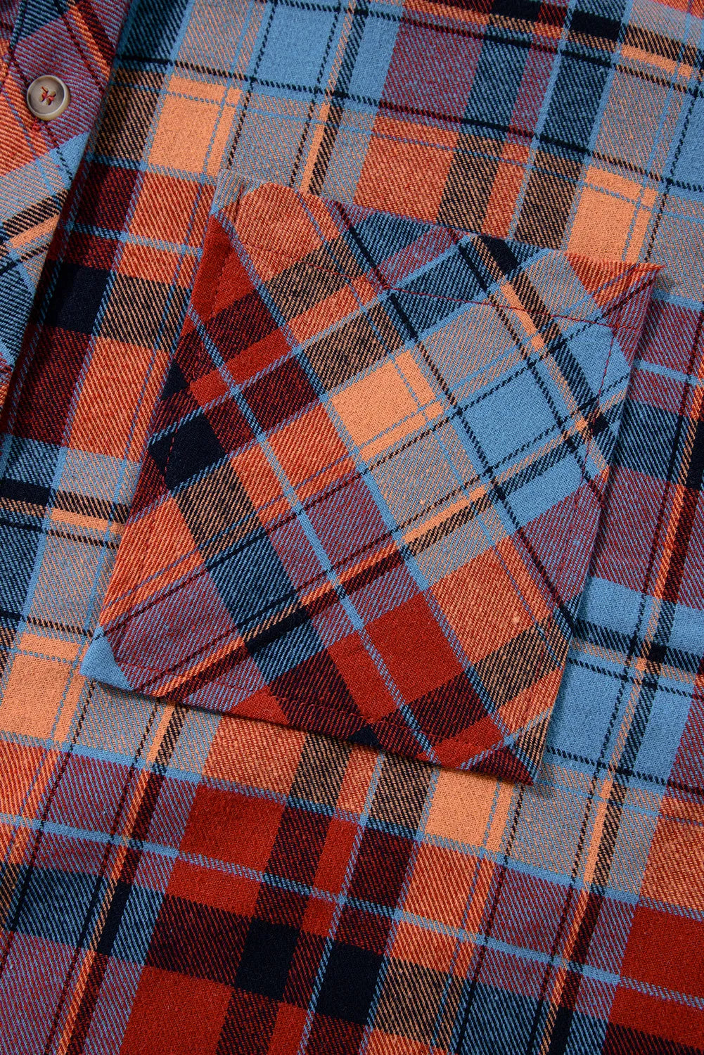 Plaid Collared Neck Long Sleeve Shirt - Charming Charlie