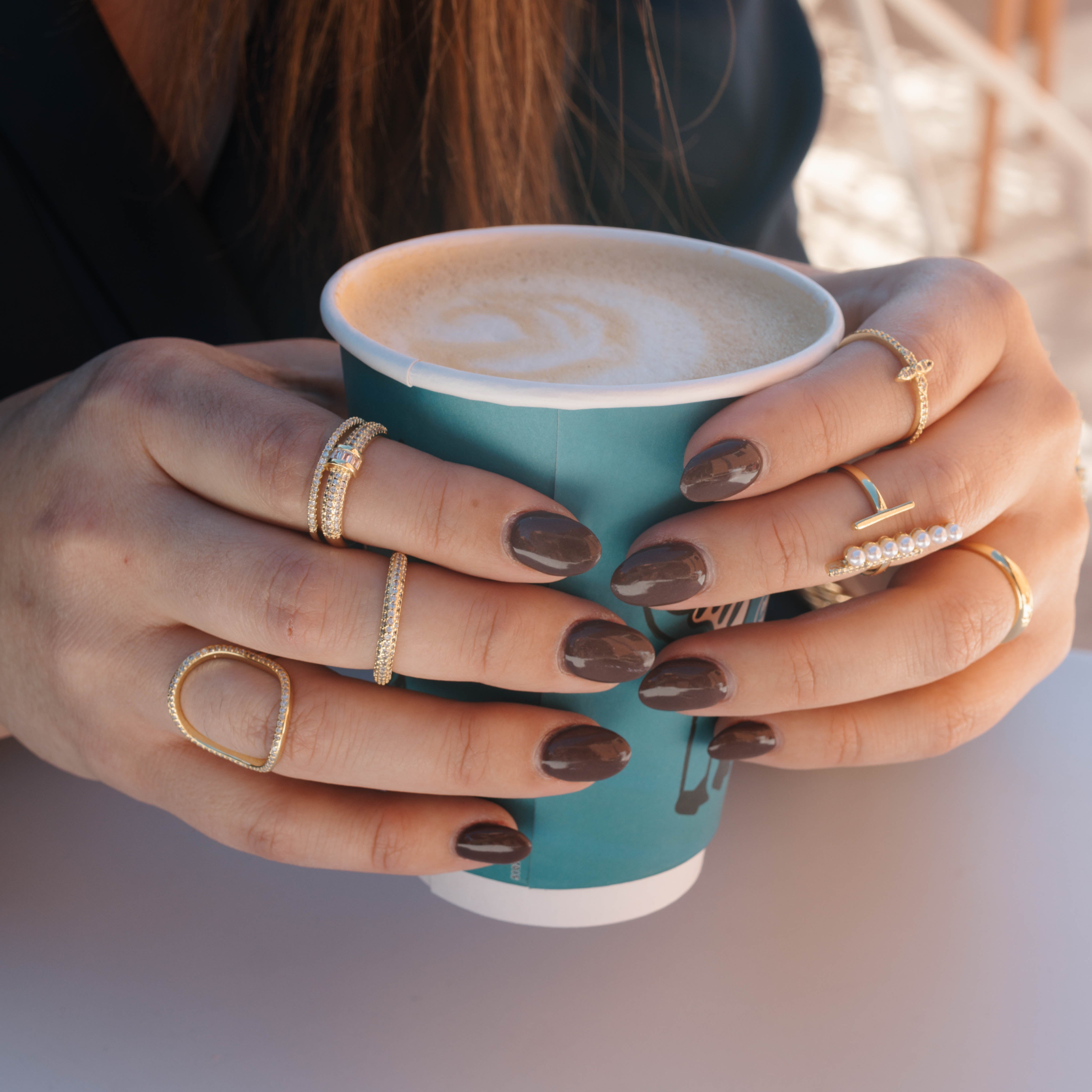 Swirl Pearl Ring Set - Charming Charlie