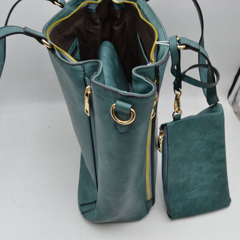 3 in 1 Side Zipper Women’s Tote Handbag set - Tote Bag
