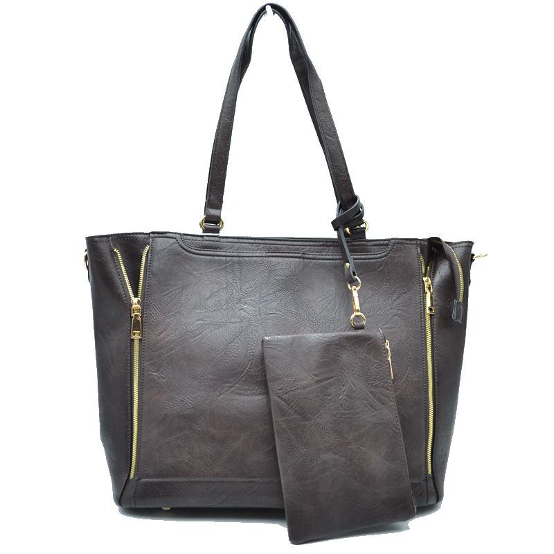 3 in 1 Side Zipper Women’s Tote Handbag set - Tote Bag