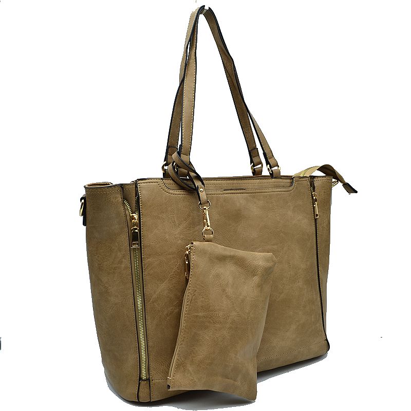 3 in 1 Side Zipper Women’s Tote Handbag set - Tote Bag