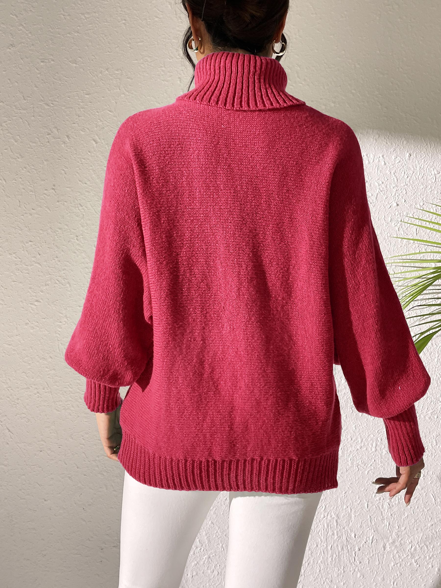 Turtleneck Long Sleeve Sweater - Charming Charlie