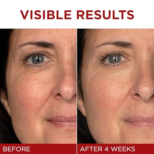 Loreal Paris revitaliftface creamfacereduce wrinkles, firm and brighten skincreambottlehyaluronic acid and vitamin cfragrance free - Charming Charlie