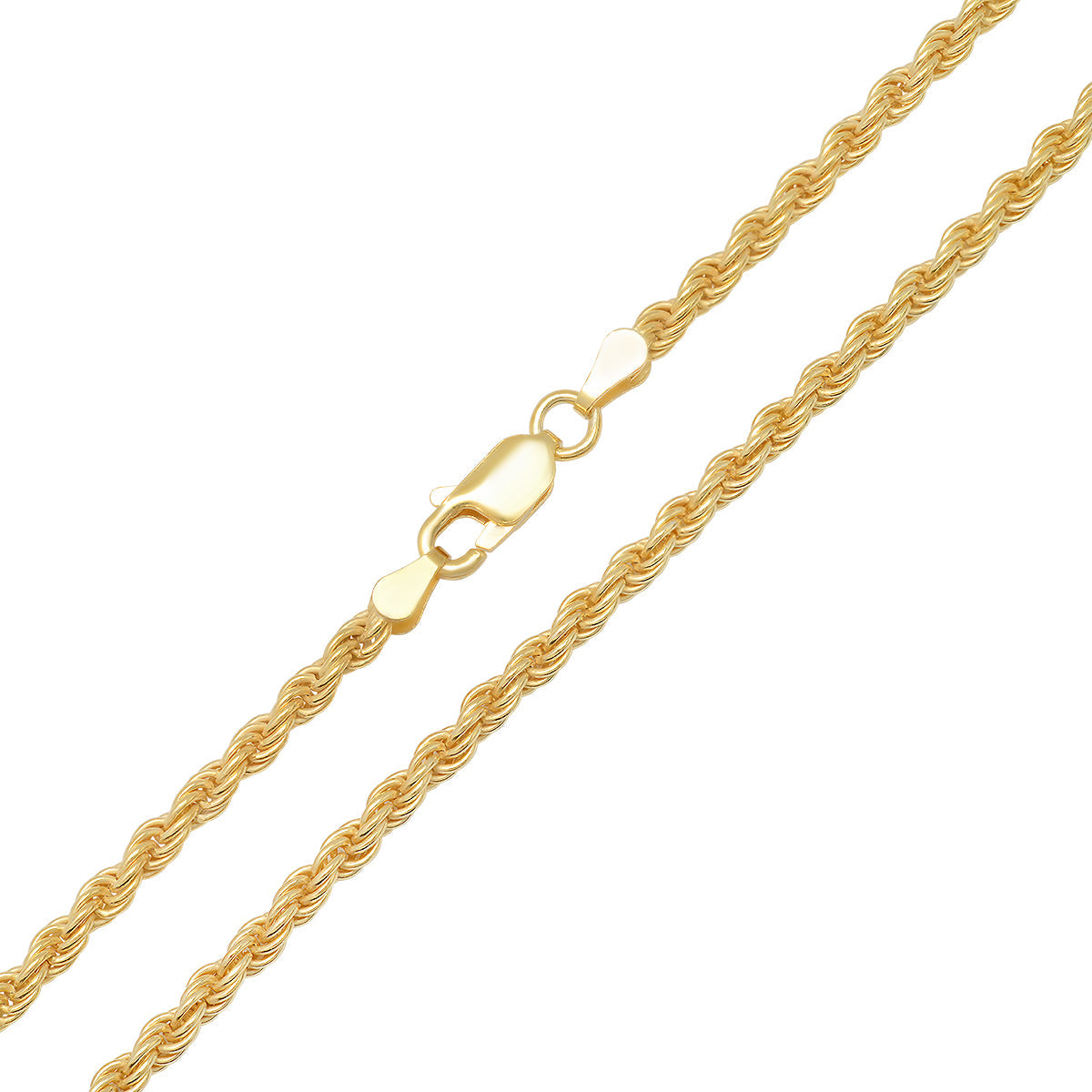 Italian Sterling Silver Thick/Heavy Rope Chain - 22"-30" - Charming Charlie