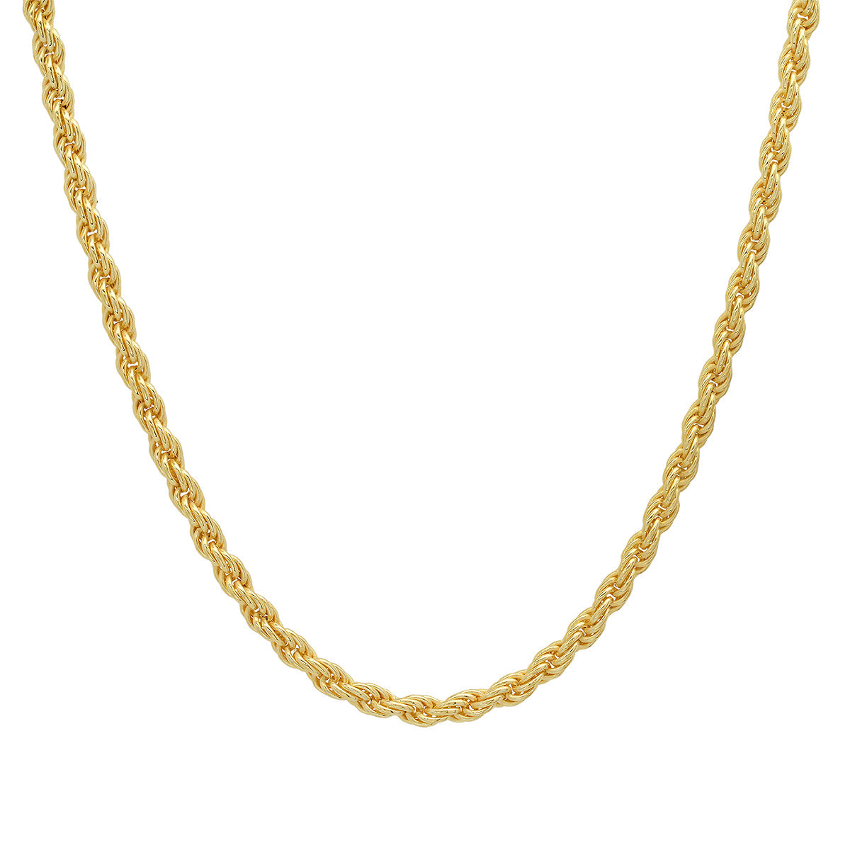 Italian Sterling Silver Thick/Heavy Rope Chain - 22"-30" - Charming Charlie