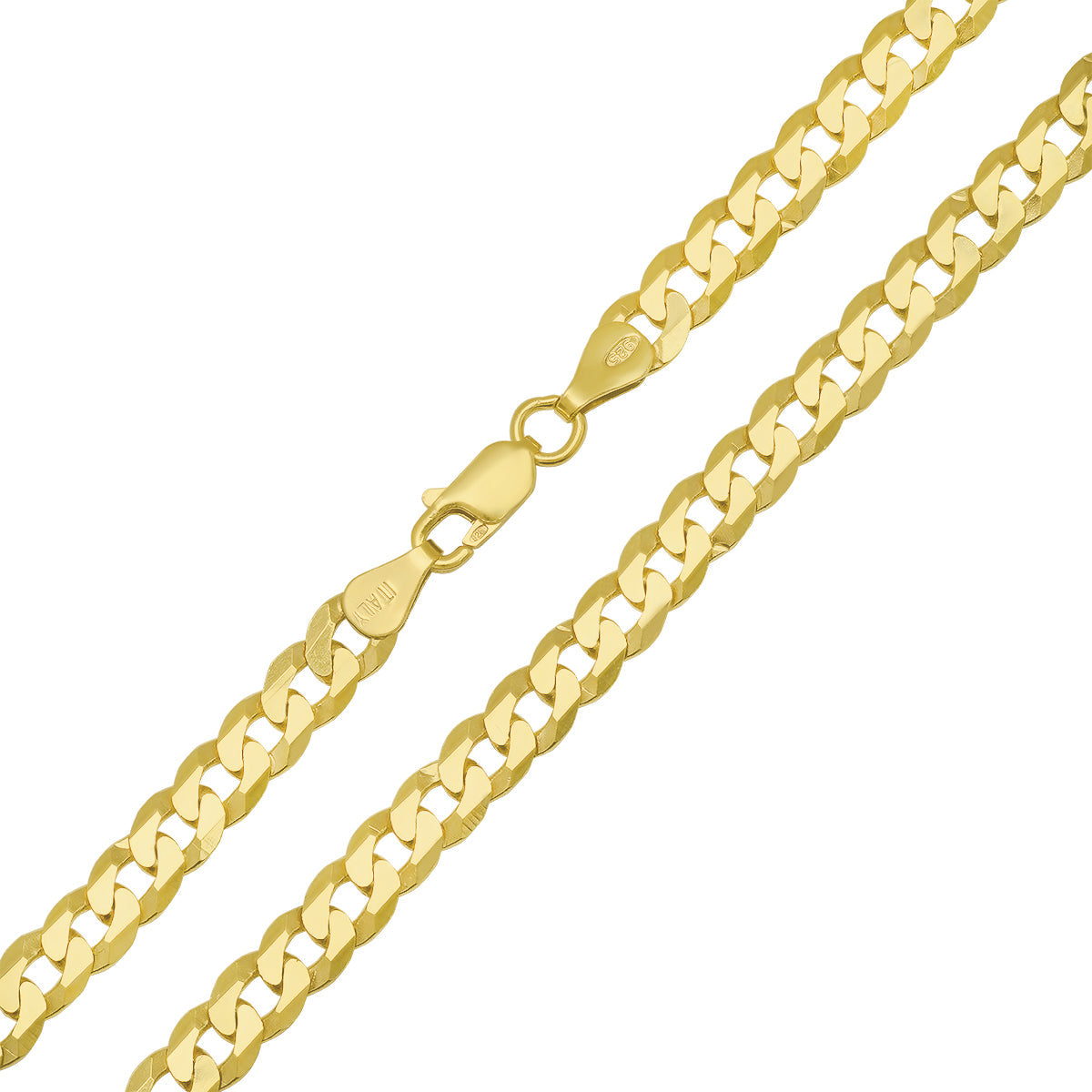 Italian Sterling Silver Thick/Heavy Miami Cuban Curb Chain - 22"-30" - Charming Charlie