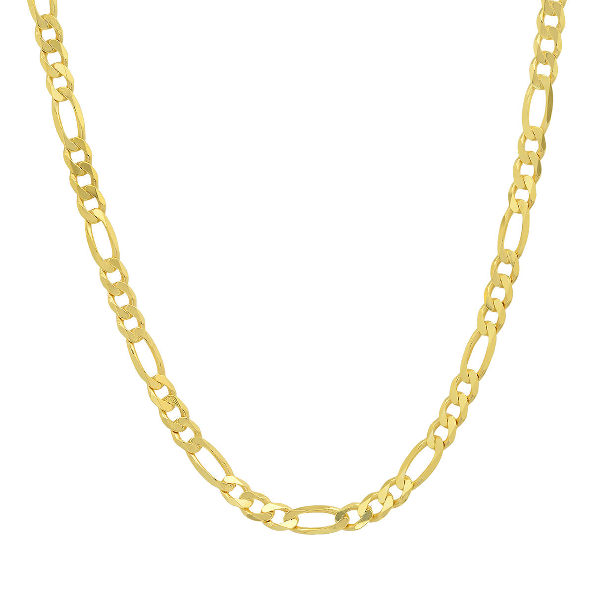 Sterling Silver Italian Unisex Figaro Chain - 20"-24" - Charming Charlie