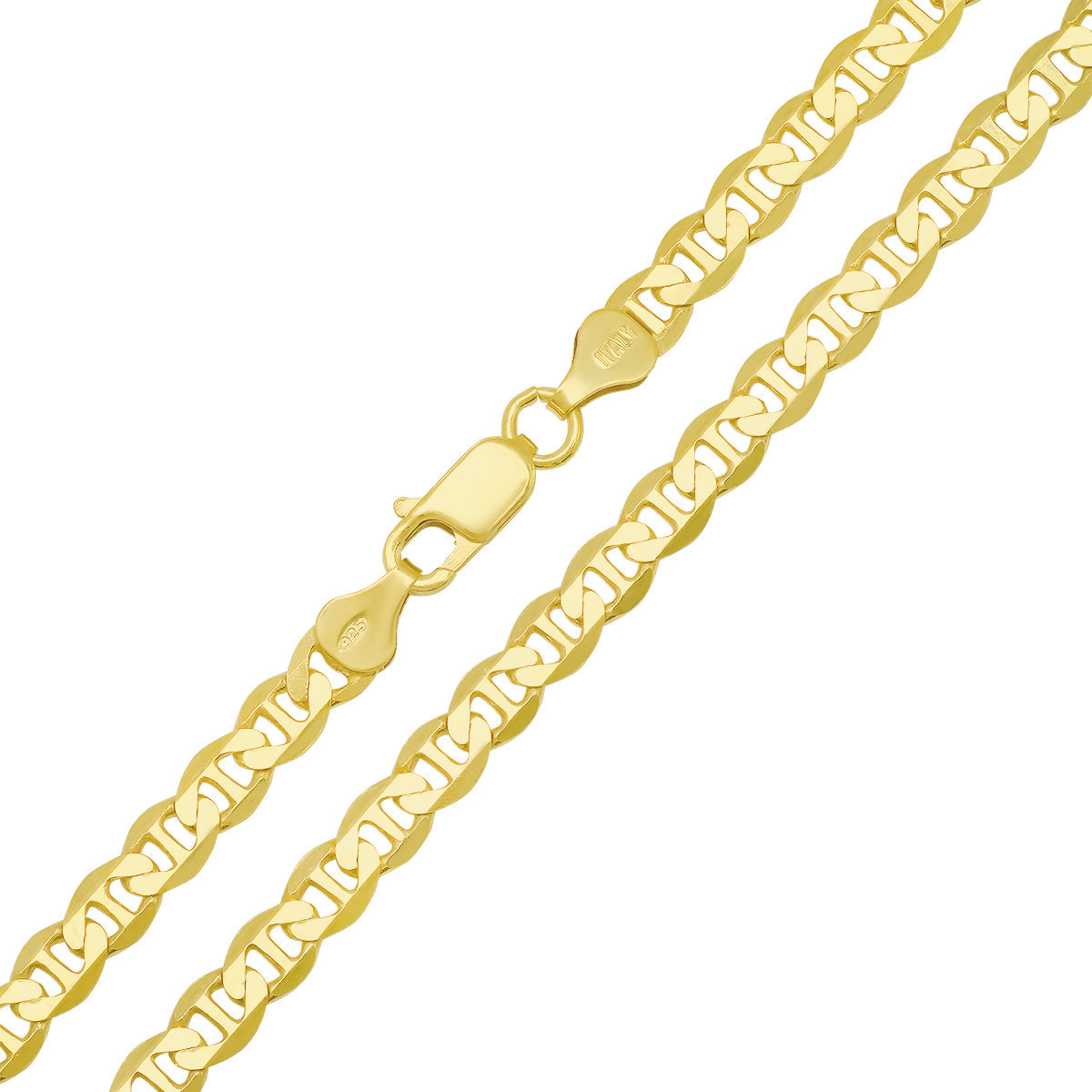 Italian Sterling Silver Thick/Heavy Gucci Mariner Chain - 22"-24" - Charming Charlie