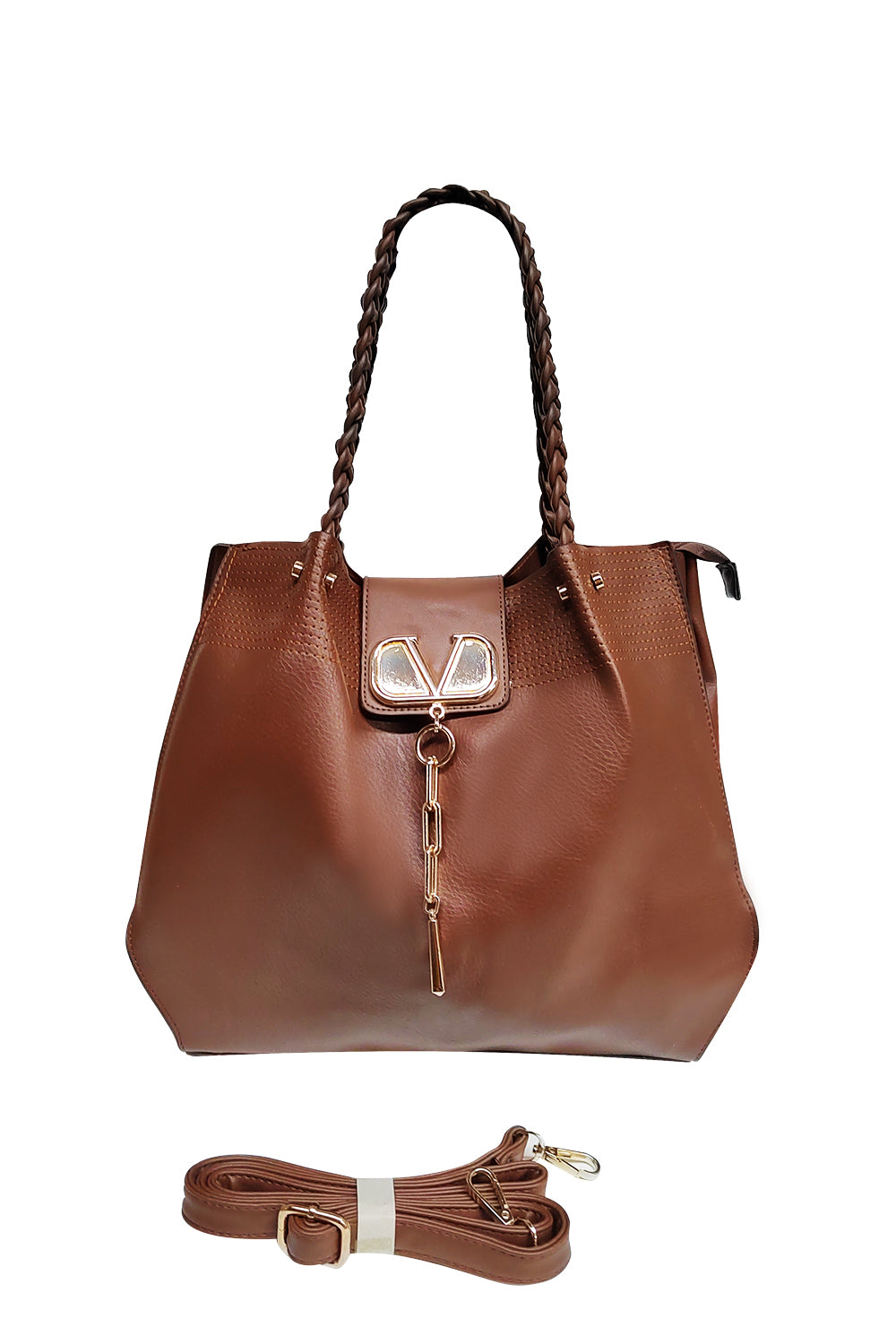 Ladies Tote Bag Fashion Hardware Decoration - Charming Charlie