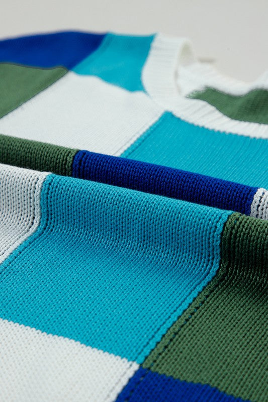 Color Block Cap Sleeve Sweater - Charming Charlie