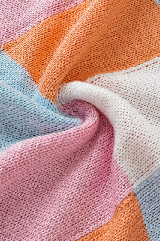 Color Block Cap Sleeve Sweater - Charming Charlie