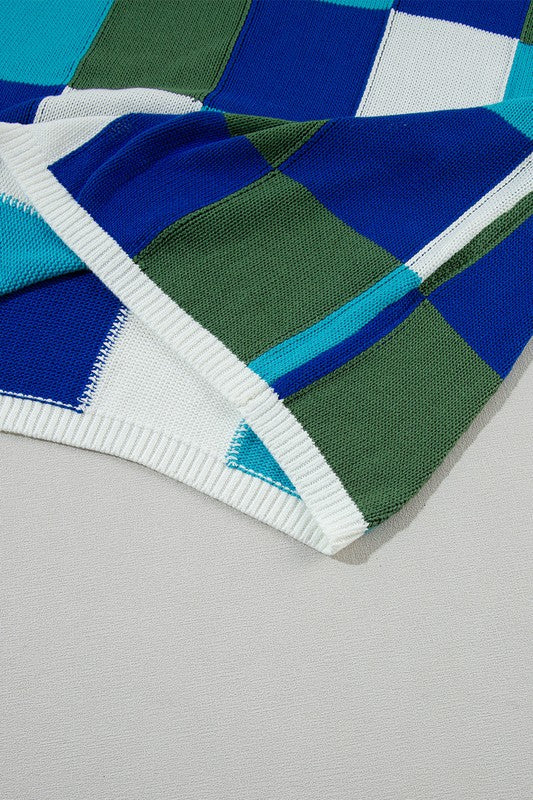 Color Block Cap Sleeve Sweater - Charming Charlie