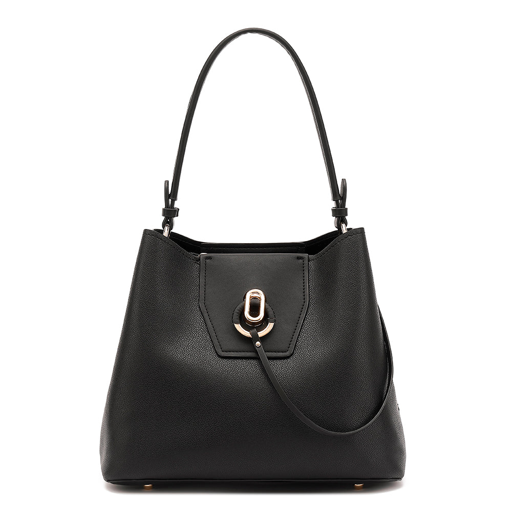 Shoulder Bag with Detachable Crossbody Strap - Charming Charlie
