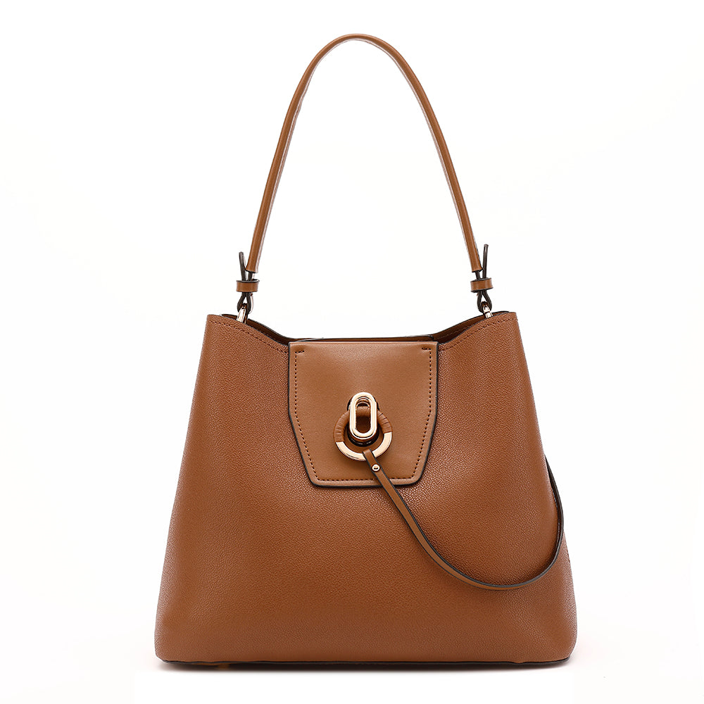 Shoulder Bag with Detachable Crossbody Strap - Charming Charlie