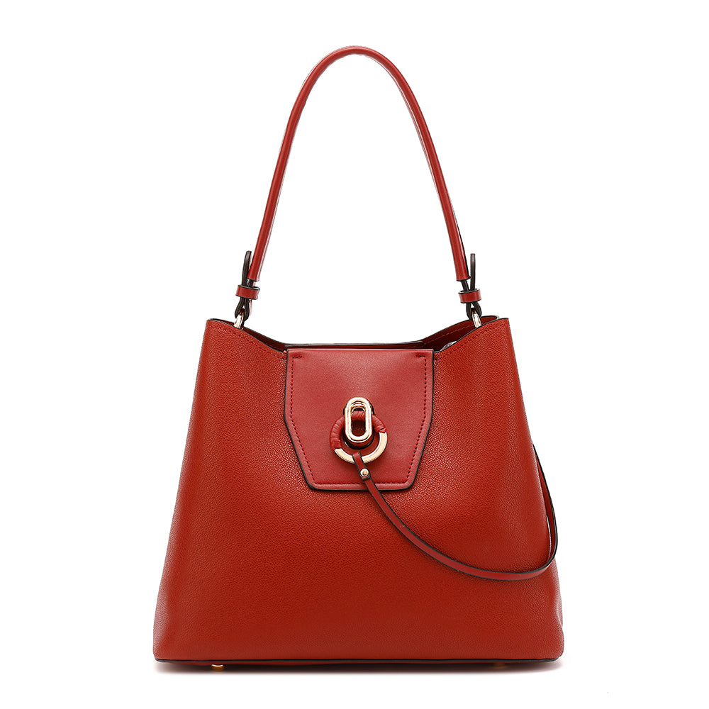 Shoulder Bag with Detachable Crossbody Strap - Charming Charlie