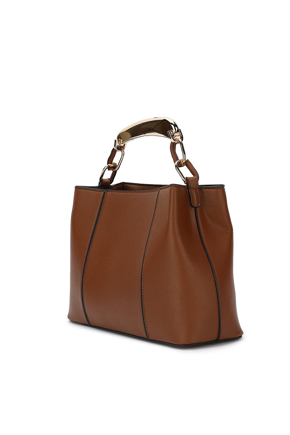 Metal Handle Satchel - Charming Charlie