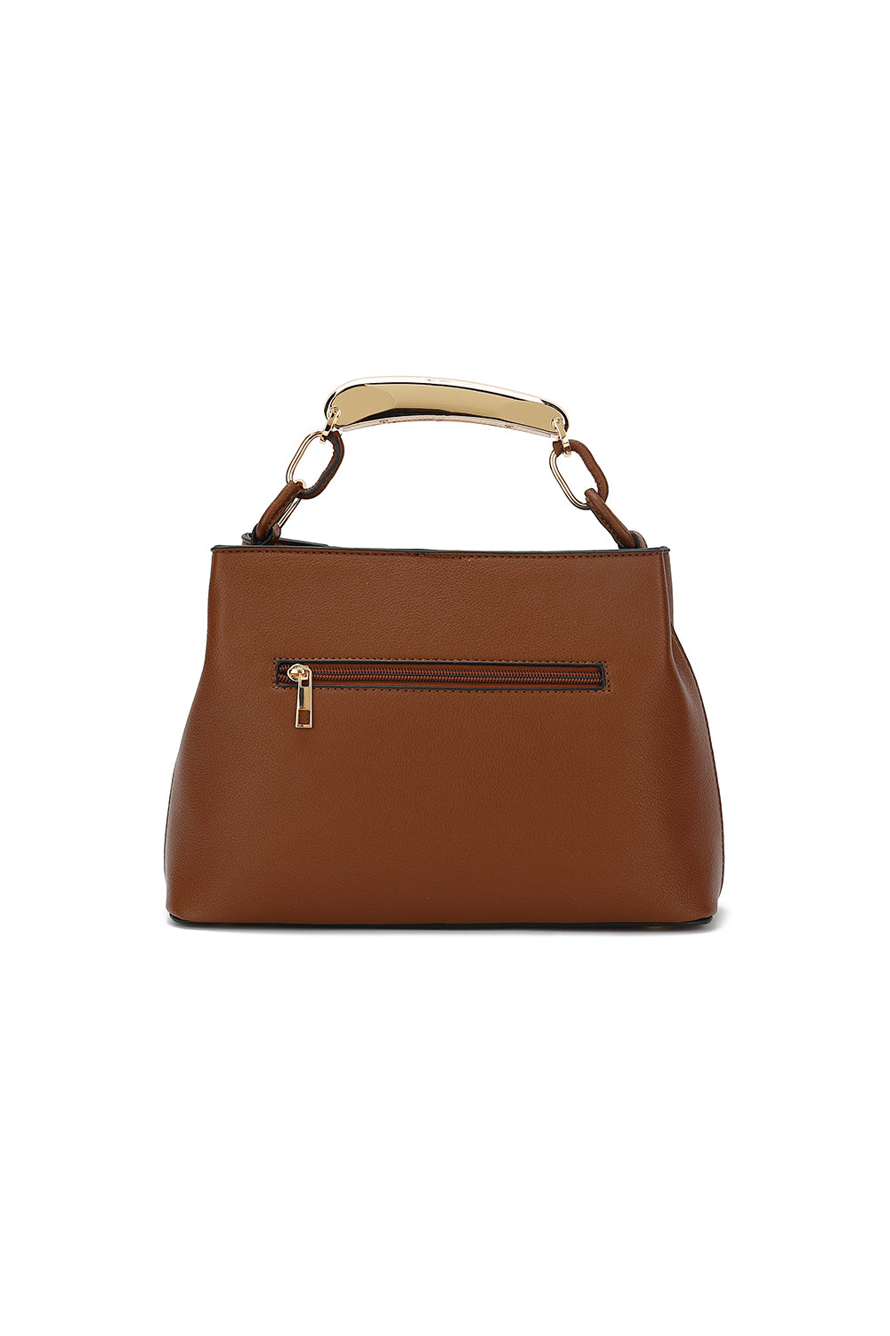 Metal Handle Satchel - Charming Charlie