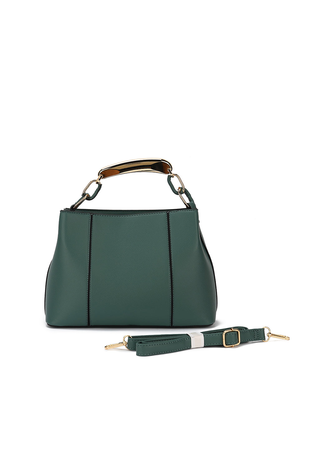 Metal Handle Satchel - Charming Charlie
