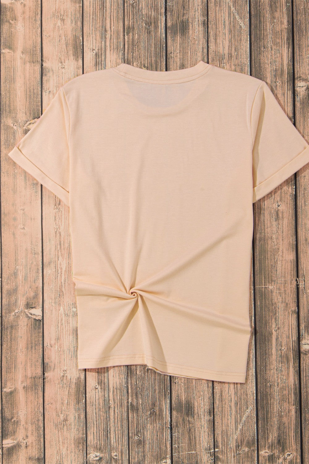 Heart Graphic Round Neck Short Sleeve T-Shirt - Charming Charlie