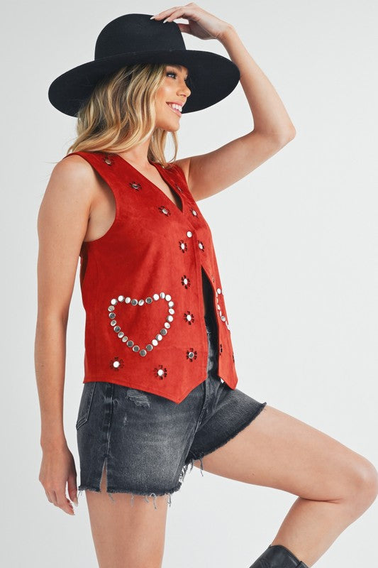 Western Love Vest - Charming Charlie