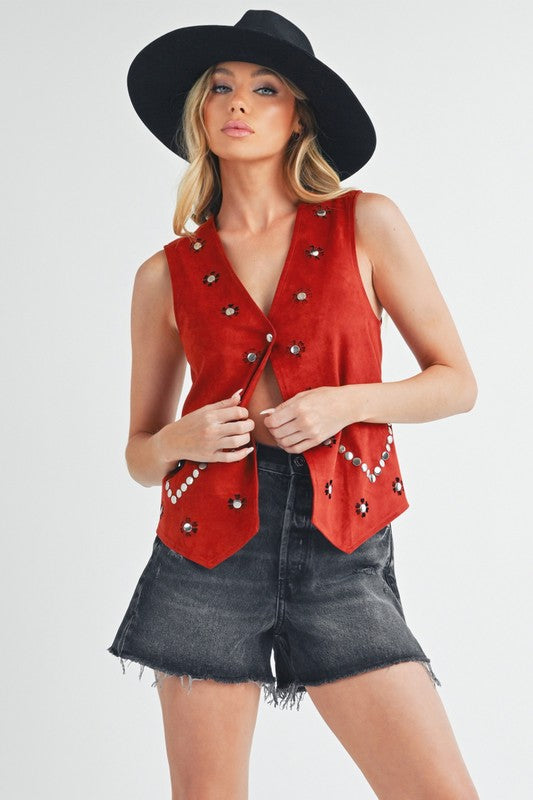 Western Love Vest - Charming Charlie