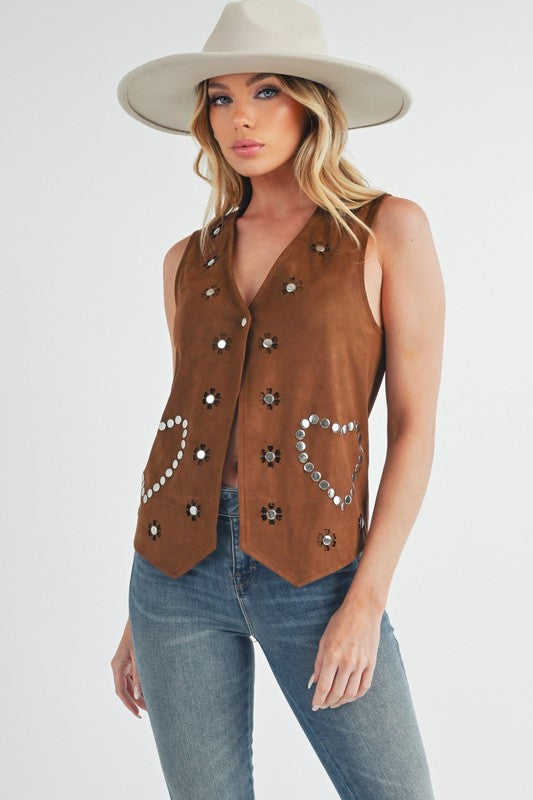 Western Love Vest - Charming Charlie