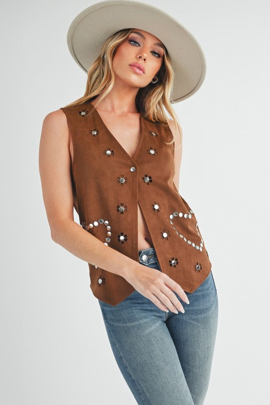 Western Love Vest - Charming Charlie