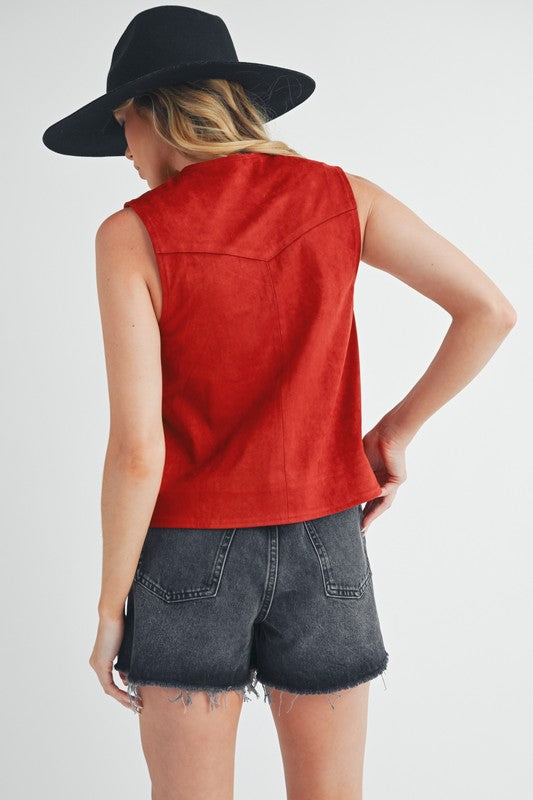 Western Love Vest - Charming Charlie