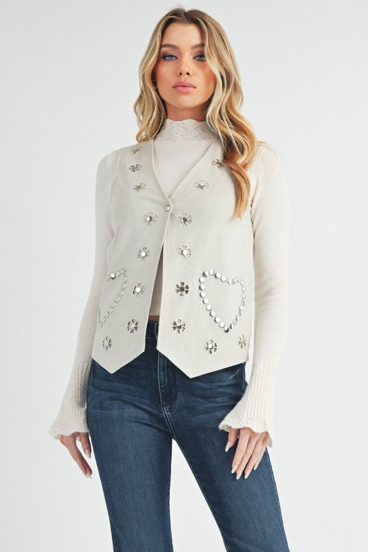 Western Love Vest - Charming Charlie