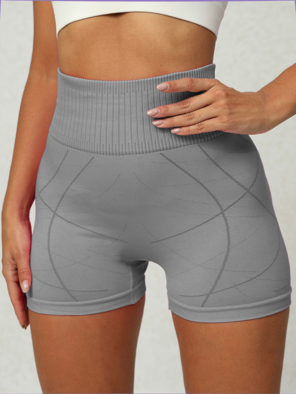 High Waist Active Shorts - Charming Charlie