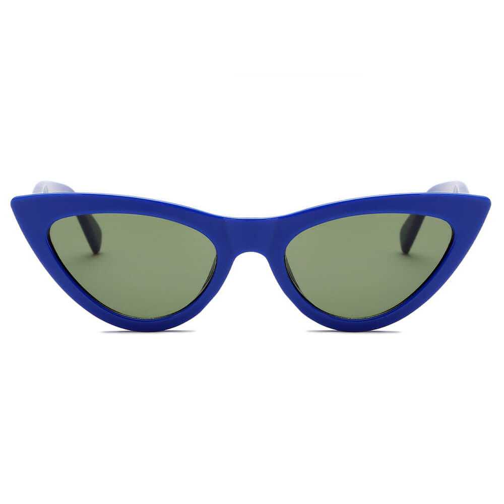 HUDSON | S108 - Women Retro Vintage Cat Eye Sunglasses - Cramilo Eyewear - Stylish Trendy Affordable Sunglasses Clear Glasses Eye Wear Fashion