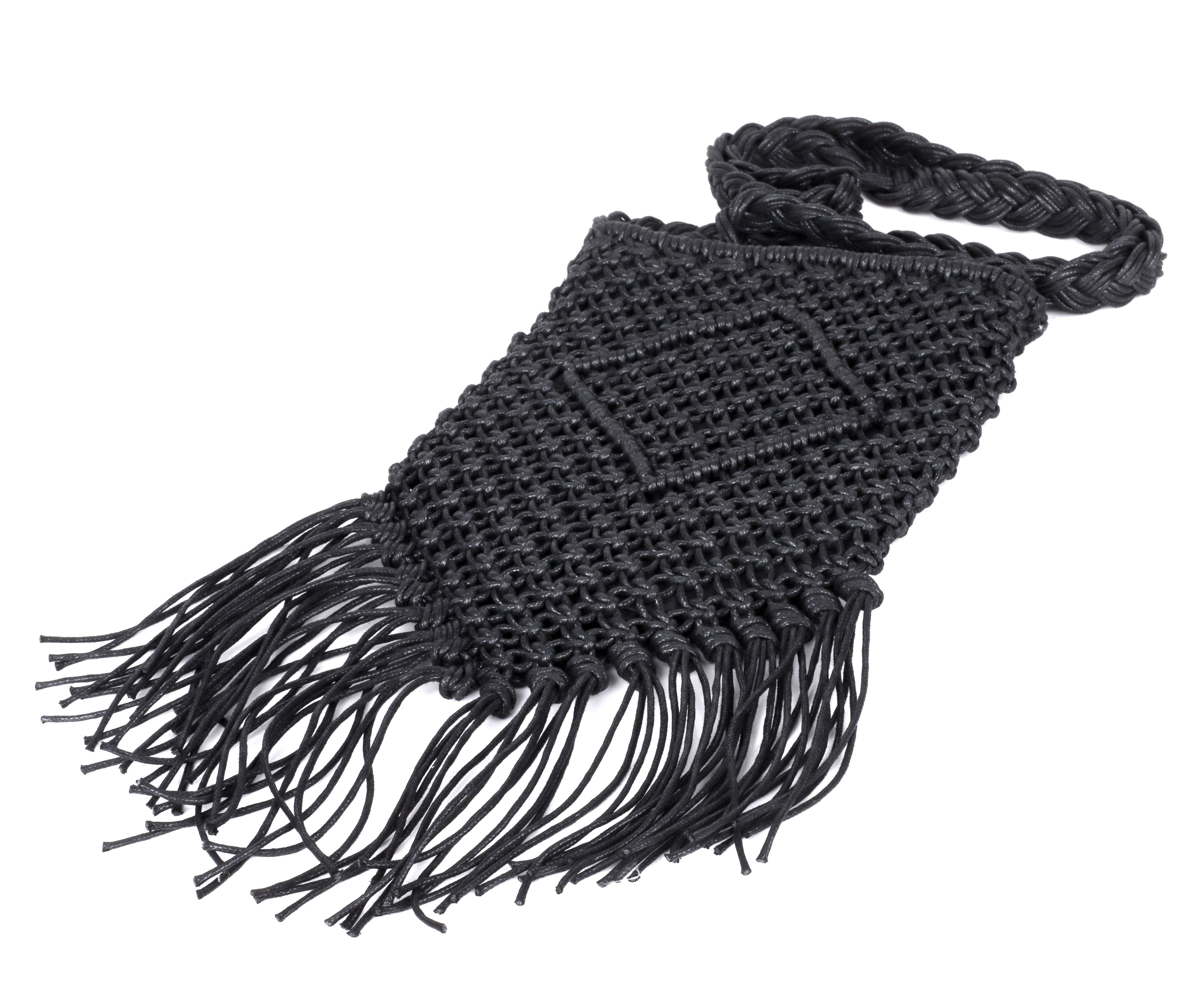 Boho Macrame Crossbody Bag II - Charming Charlie