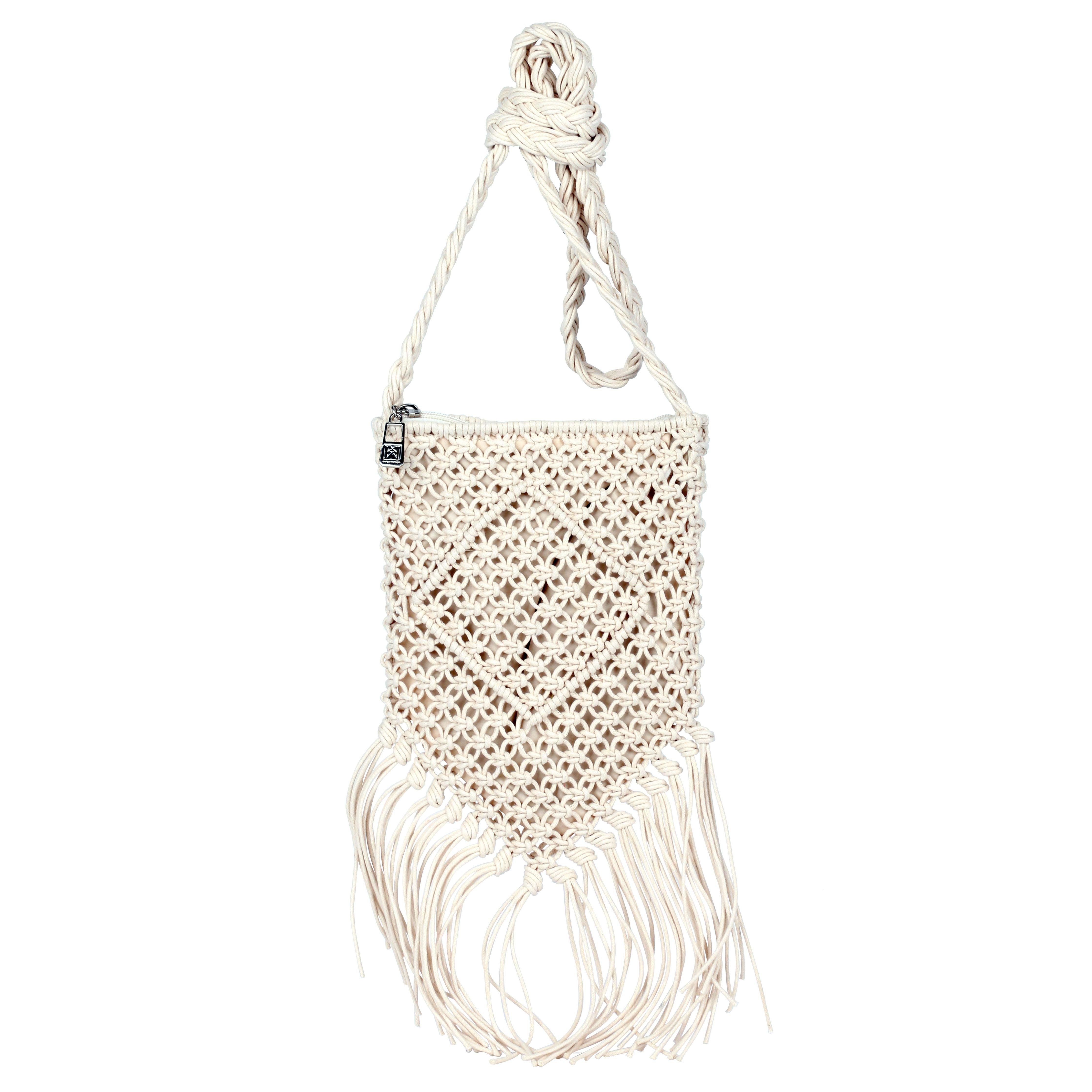 Boho Macrame Crossbody Bag II - Charming Charlie
