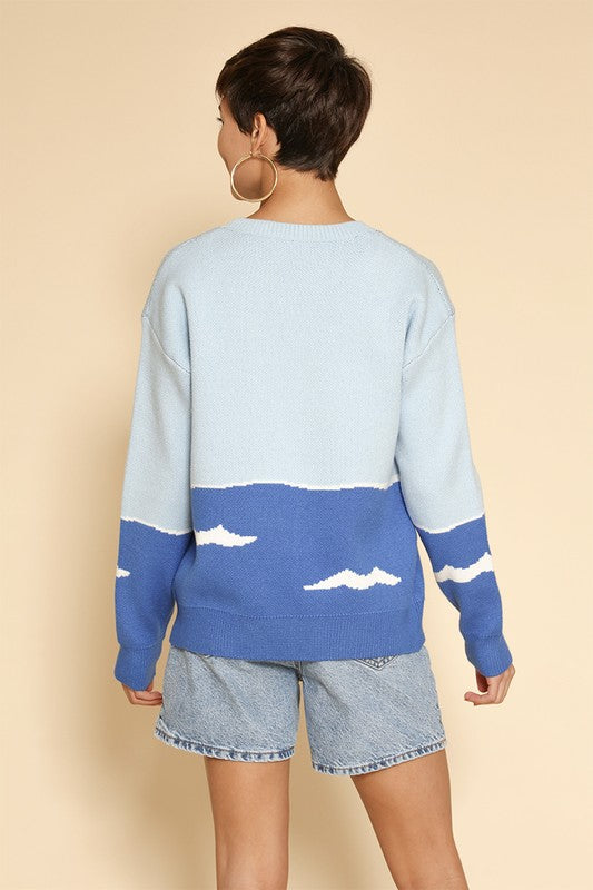 Shark attack knit sweater - Charming Charlie