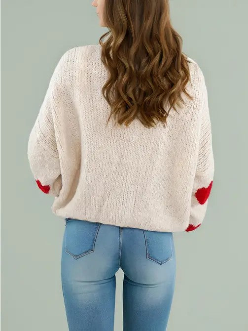 Front tie heart cardigan - Charming Charlie