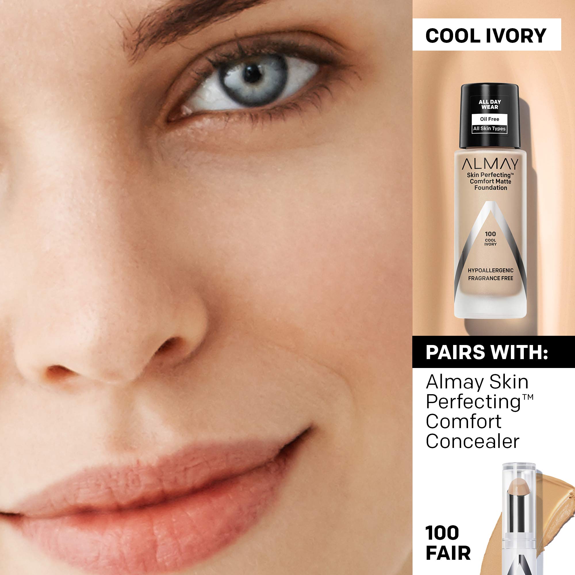ALMAY Almay skin perfecting comfort matte foundation 1 Fluid Ounce - Charming Charlie