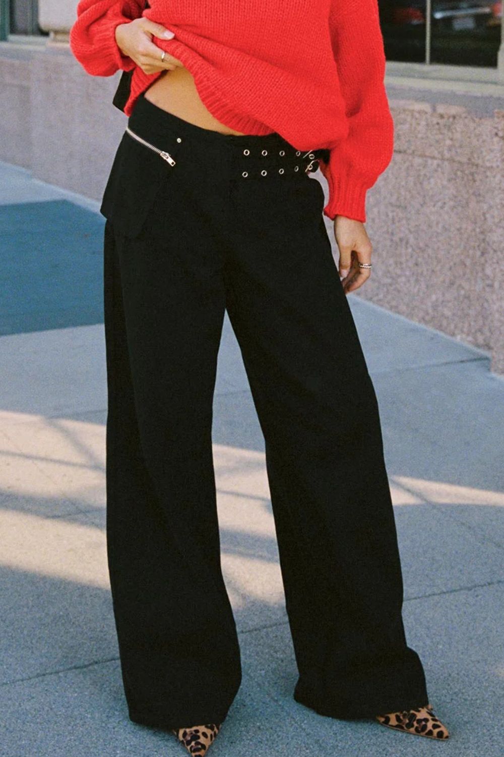 Wide Leg Jeans with Pockets - Charming Charlie